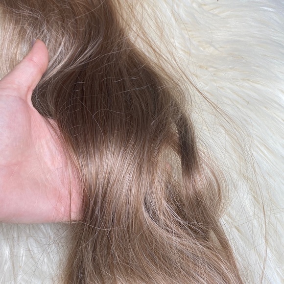 Invisible Wire Hair Extensions with Transparent Headband Adjustable - Picture 12 of 14